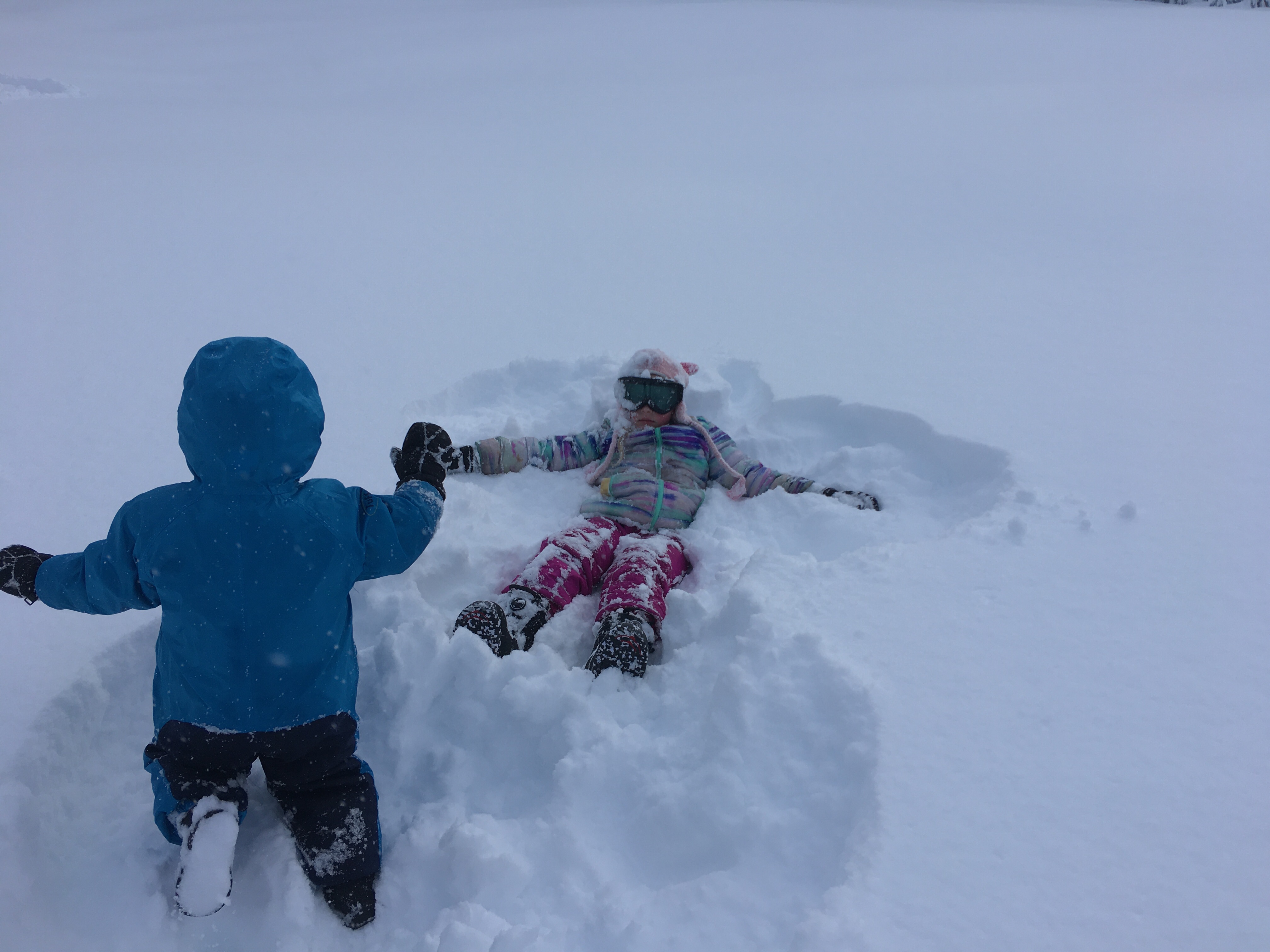 Fresh deep snow