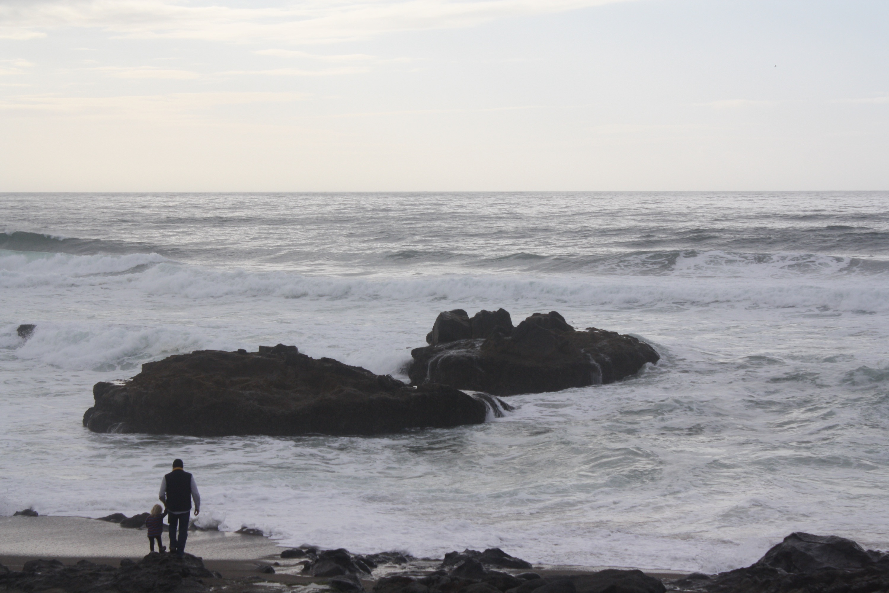 Hugh and Katja on the Oregon coast.