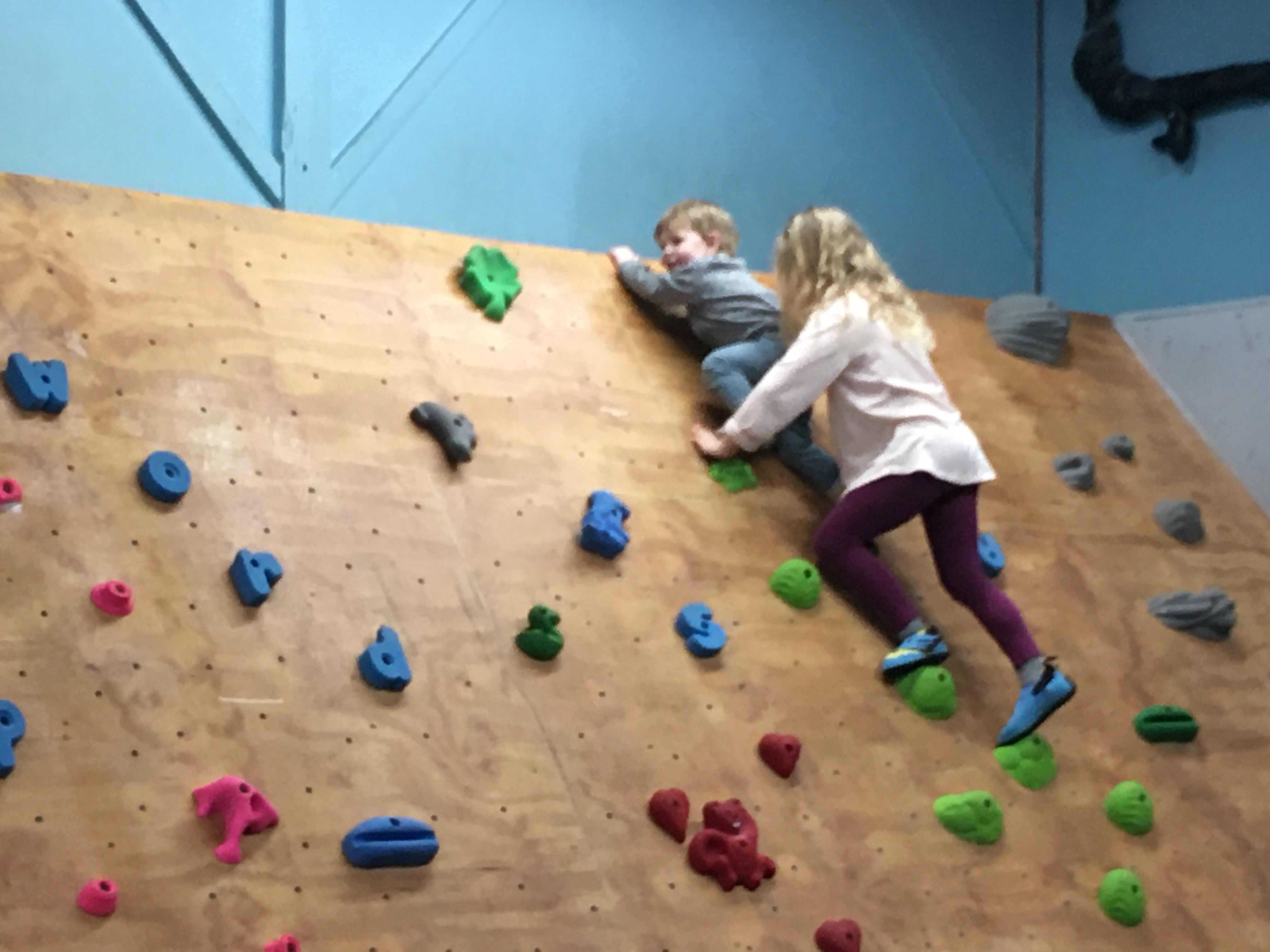 Climbing together