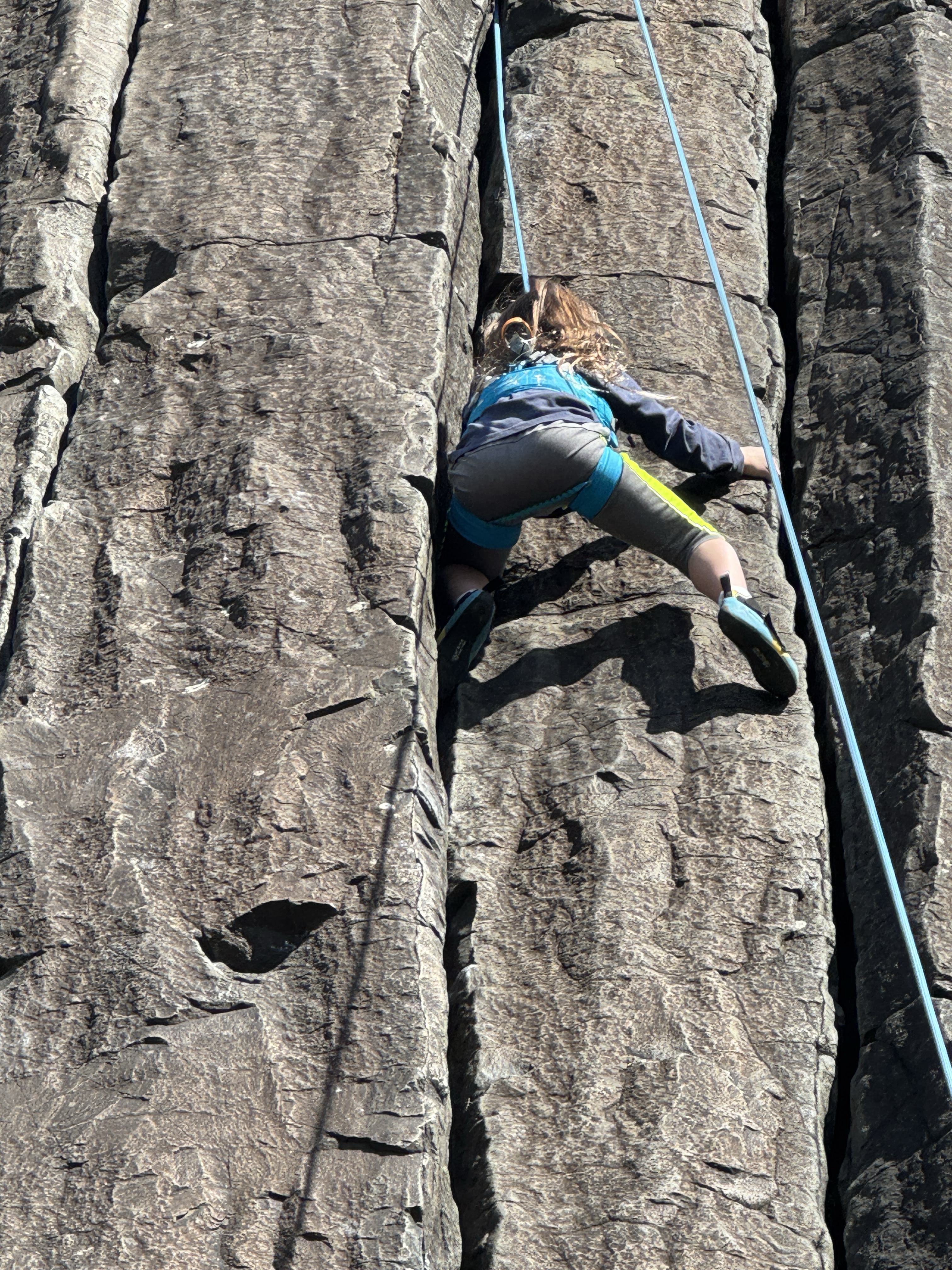 Climbing at skinners butte