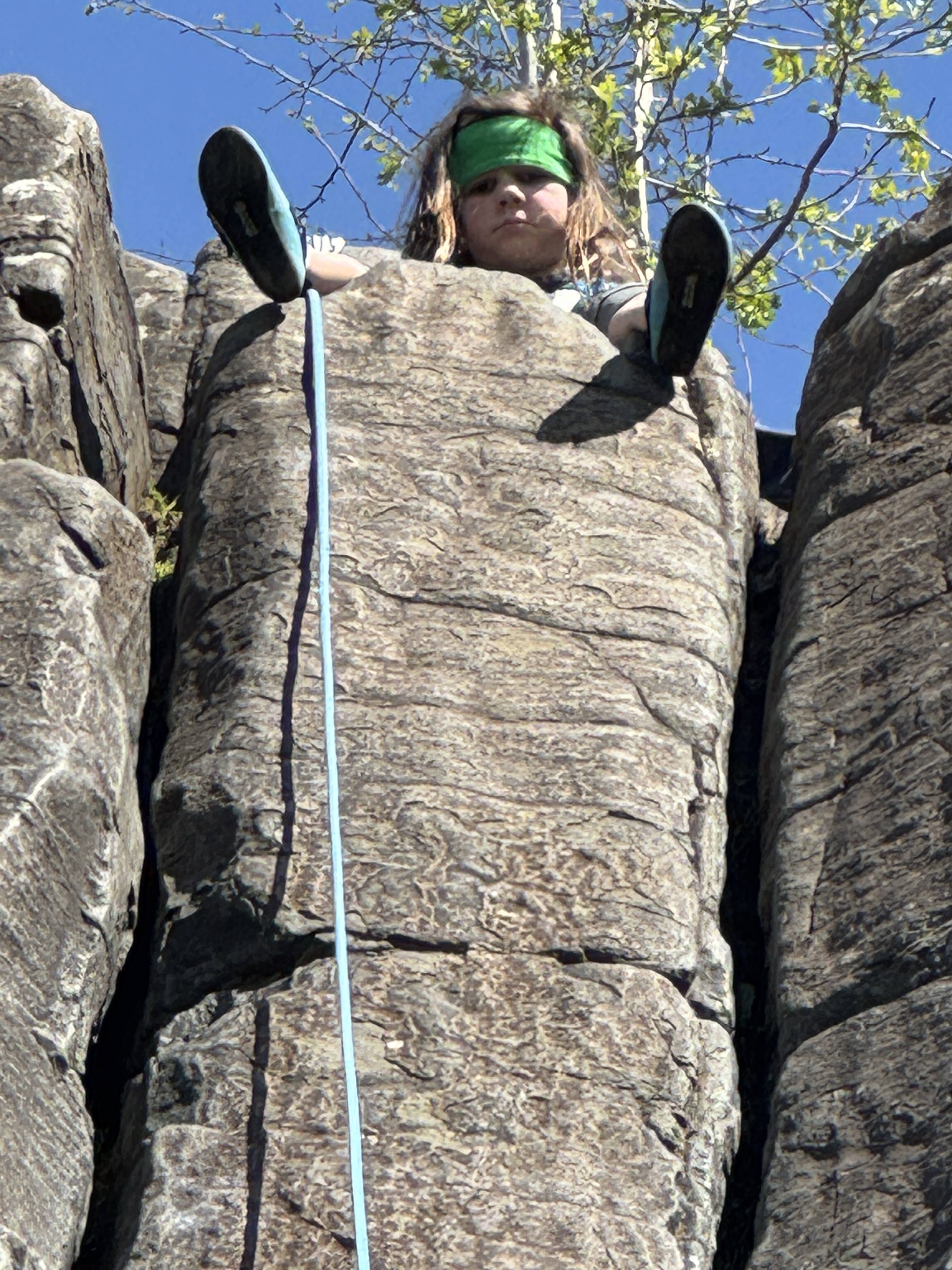 Hugh V was the first to summit.