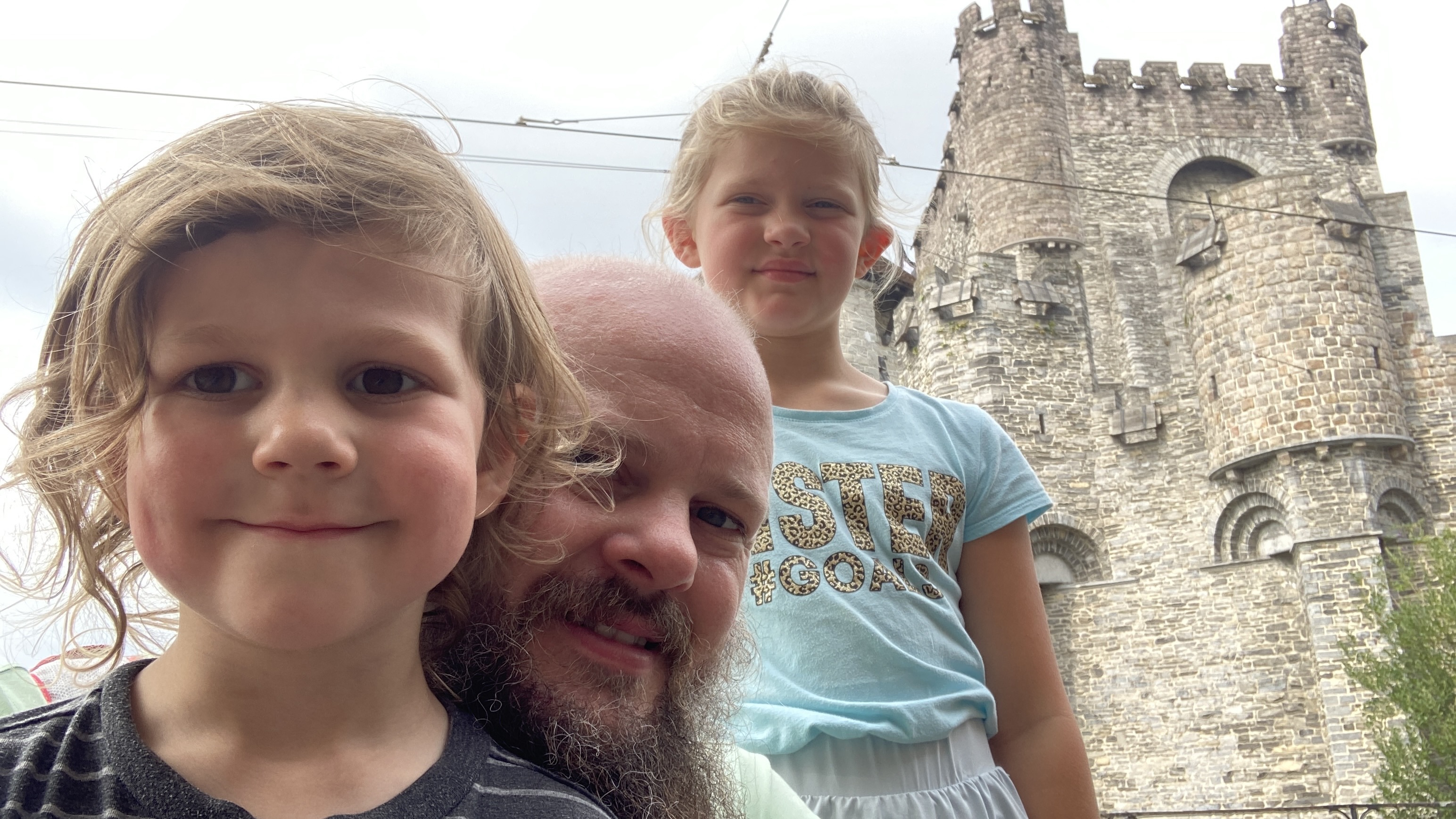 We made it as far as the castle.