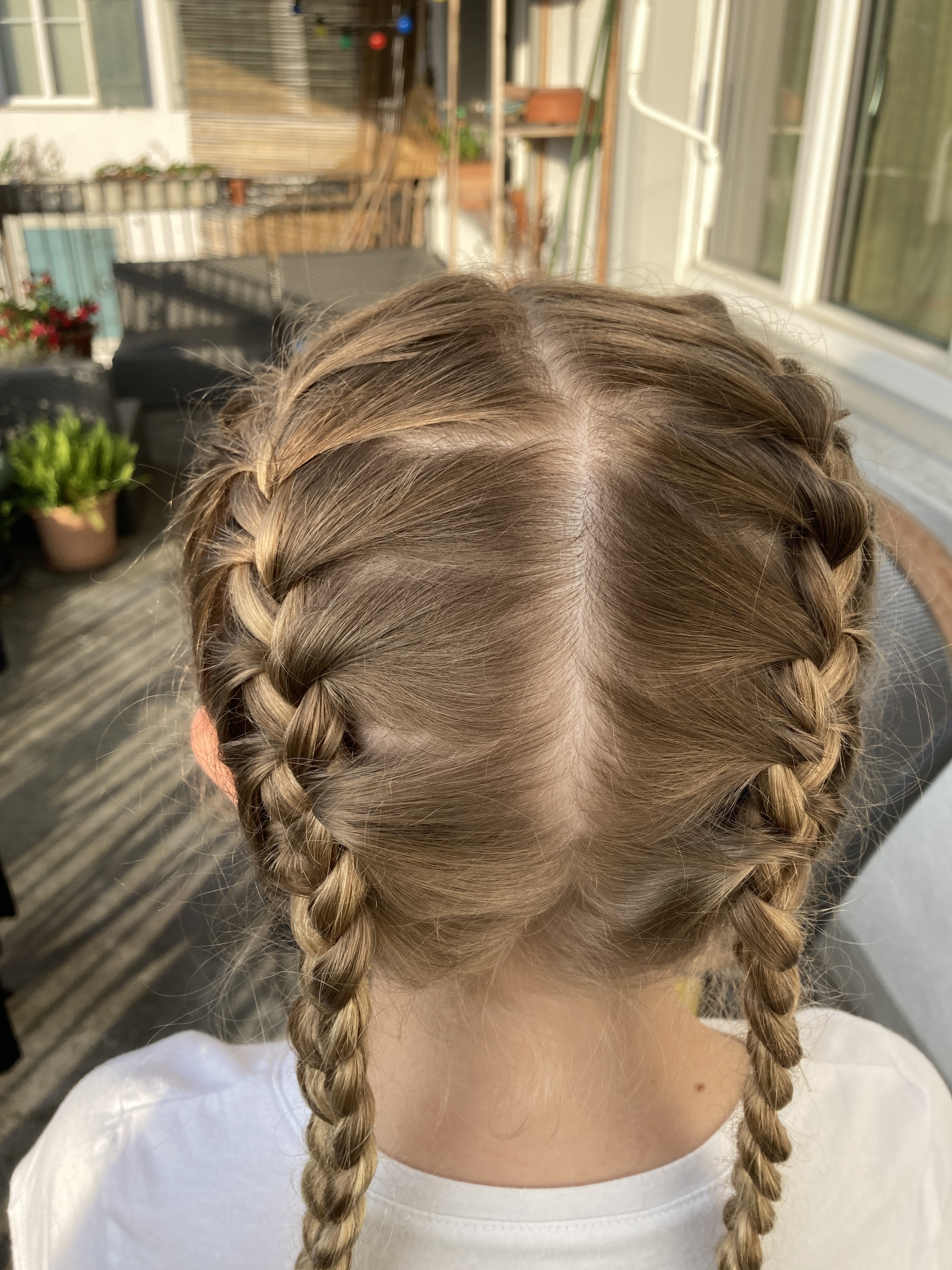 Aunt Moriah made a special hairstyle!