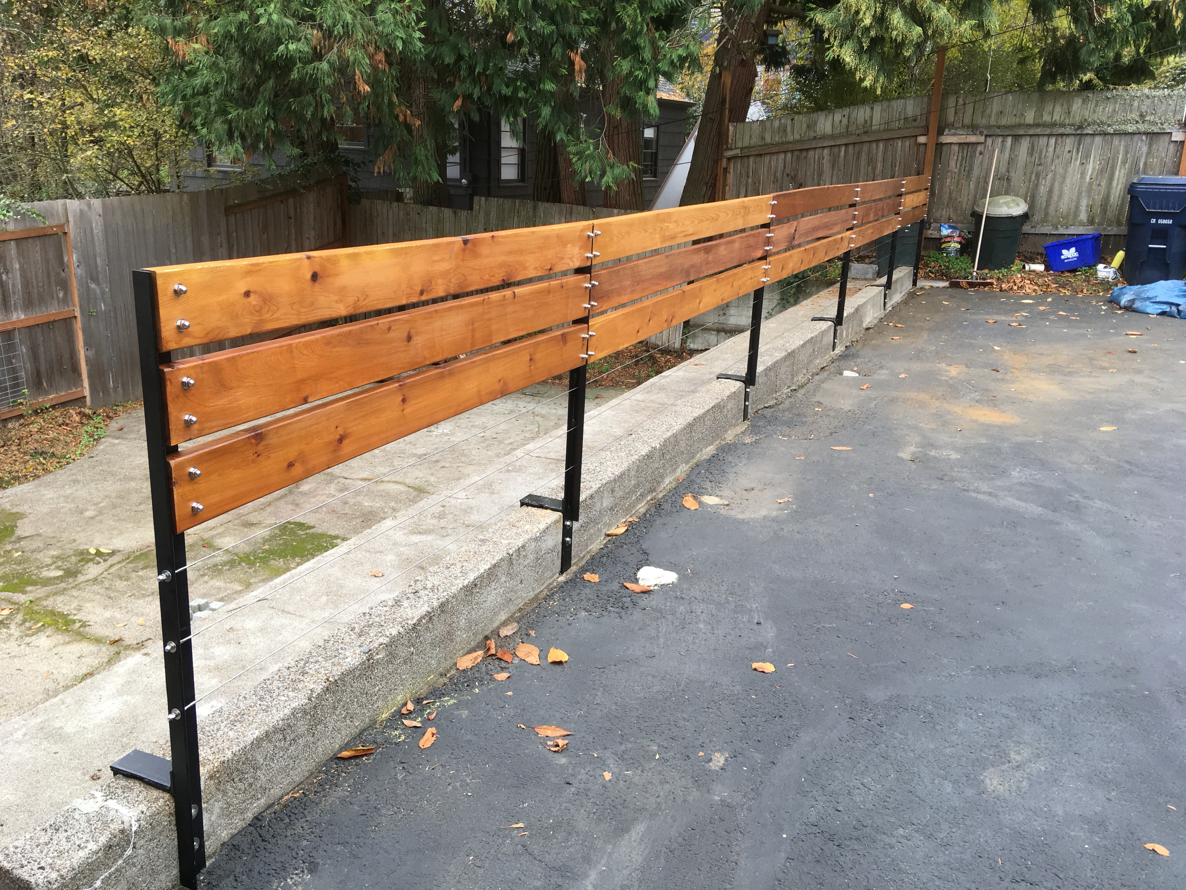 Final new fence