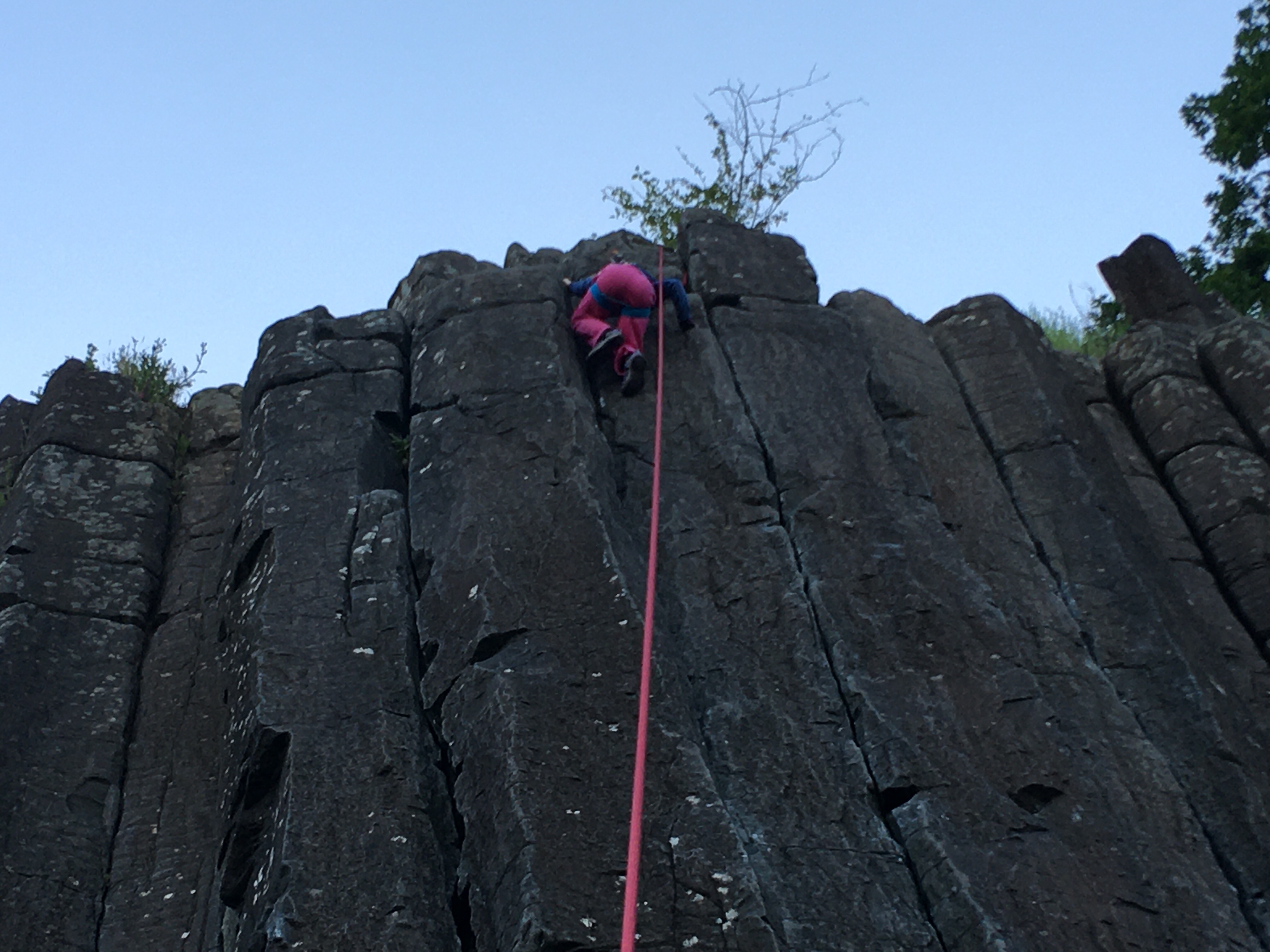 This is the first time she went to the top!