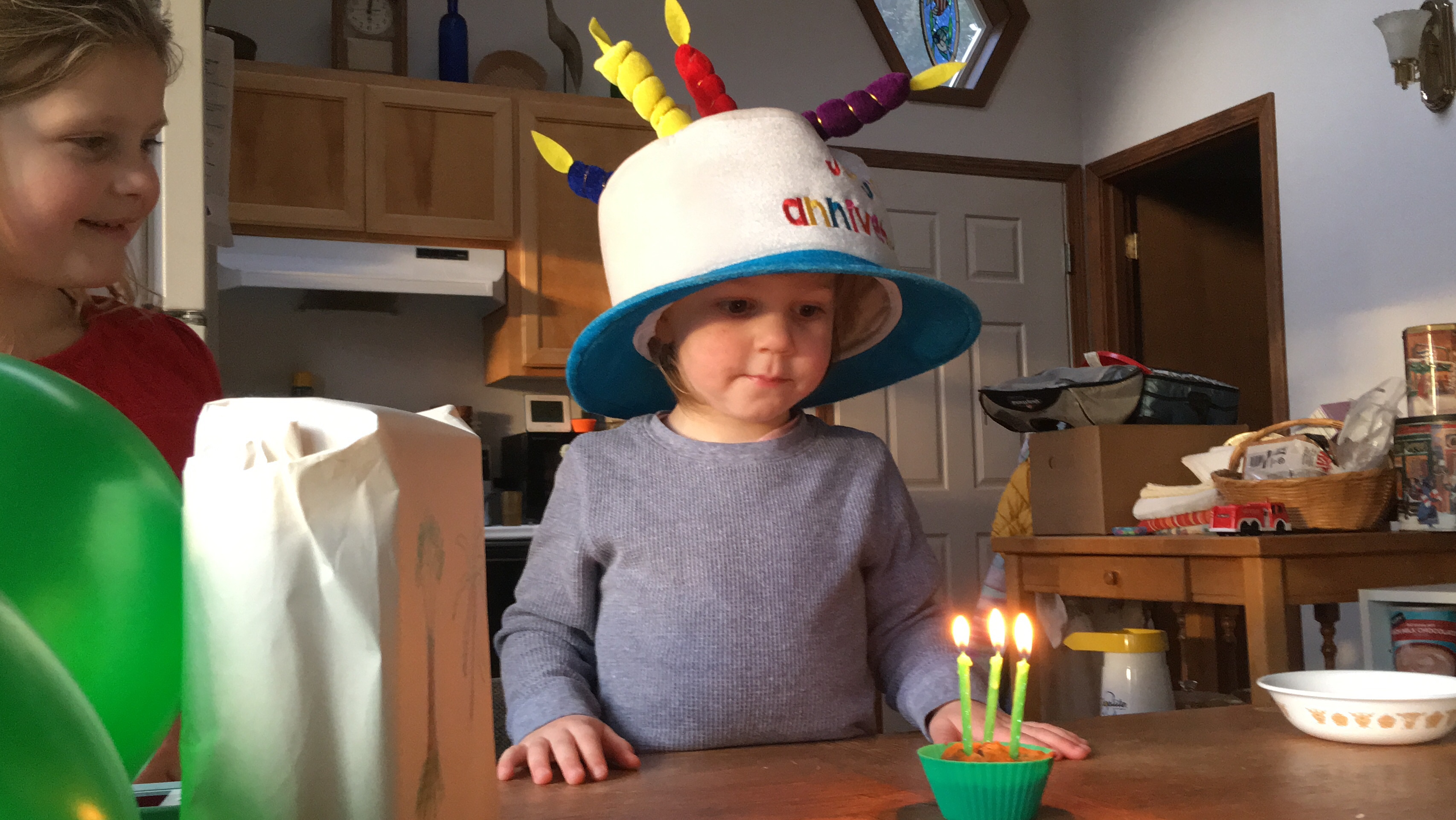 Hat and cake